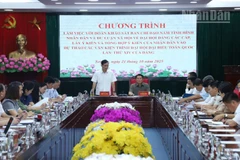 Đoàn công tác làm việc với Tỉnh ủy Sơn La.