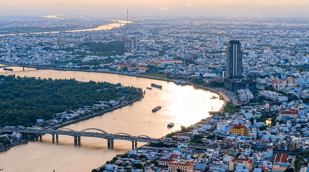 Châu thổ Cửu Long.
