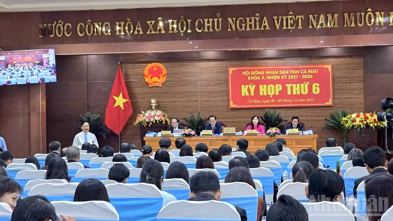 Phiên chất vấn và trả lời chất vấn sáng 9/12 tại kỳ họp cuối năm Hội đồng nhân dân tỉnh Cà Mau.