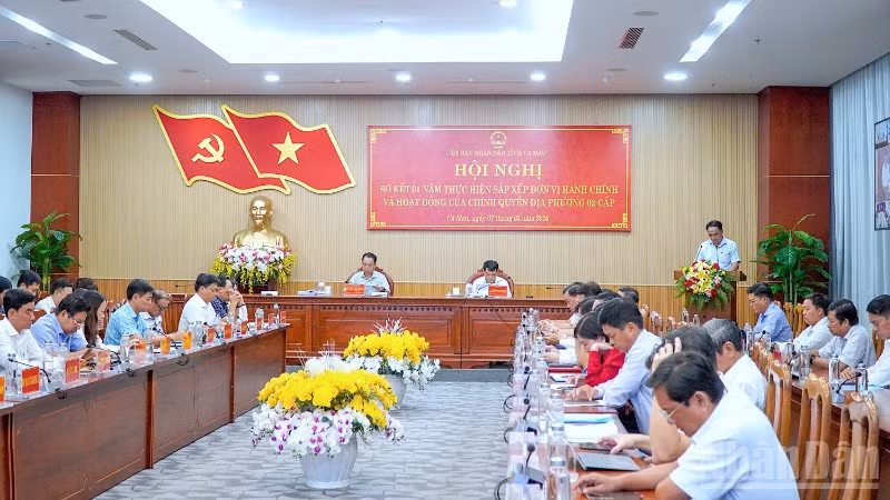 Cà Mau tổ chức hội nghị sơ kết sau một năm sắp xếp bộ máy, vận hành chính quyền địa phương 2 cấp.