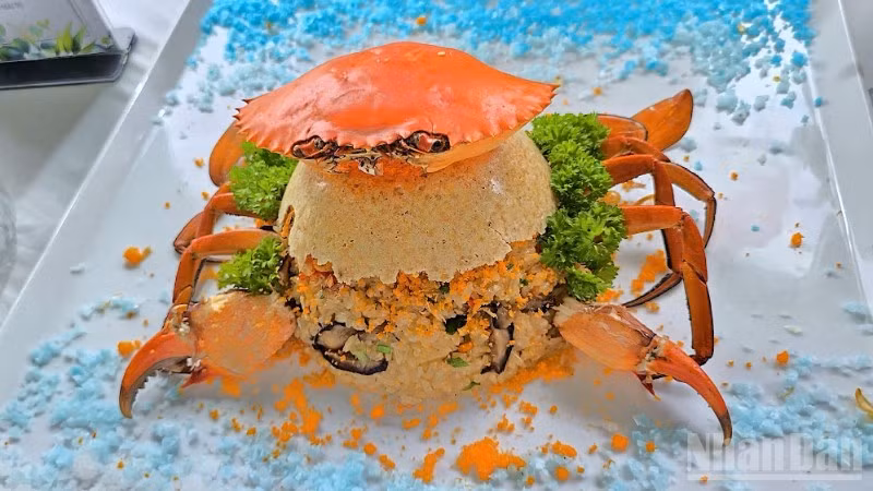 Món ngon được chế biến từ đặc sản mang thương hiệu "Cua Cà Mau".