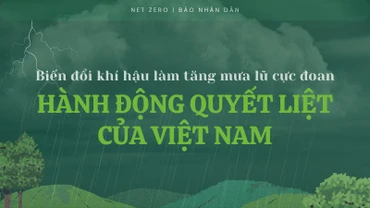 Biến đổi khí hậu làm tăng mưa lũ cực đoan và hành động quyết liệt của Việt Nam