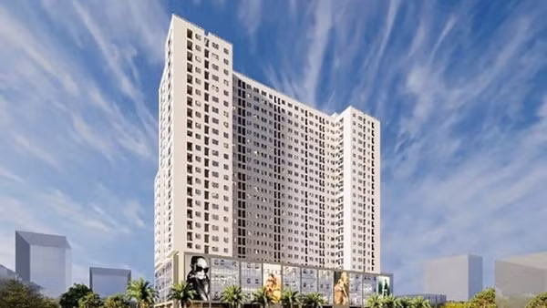 Phối cảnh khu nhà ở xã hội Hạ Đình, Hà Nội. 