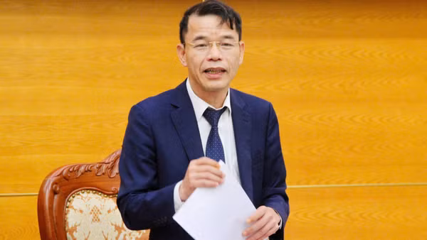 Đồng chí Vũ Thanh Mai, Phó Trưởng Ban Tuyên giáo và Dân vận Trung ương phát biểu tại buổi làm việc. (Ảnh: MINH HẢI)