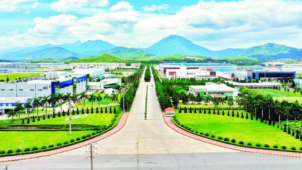 Khu công nghiệp Bá Thiện 2 được xây dựng theo định hướng xanh, thân thiện với môi trường.