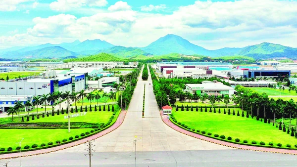 Khu công nghiệp Bá Thiện 2 được xây dựng theo định hướng xanh, thân thiện với môi trường.