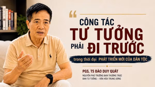 Phó Giáo sư, Tiến sĩ Đào Duy Quát, nguyên Phó Trưởng ban Thường trực Ban Tư tưởng-Văn hóa Trung ương. 