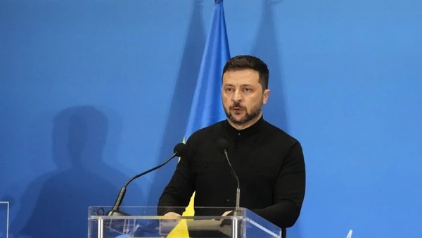 Tổng thống Ukraine Volodymyr Zelensky. (Nguồn: XINHUA)