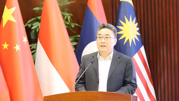 Ông Sử Trung Tuấn, Tổng Thư ký Trung tâm Trung Quốc-ASEAN (ACC). (Ảnh: Công Tuyên/TTXVN)