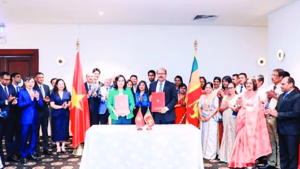 Kỳ họp lần thứ ba Tiểu ban Thương mại hỗn hợp Việt Nam-Sri Lanka tại Colombo. (Ảnh: Đại sứ quán Sri Lanka tại Việt Nam)