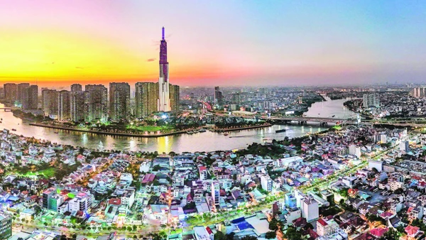 Một góc Thành phố Hồ Chí Minh. (Ảnh: LÊ ĐÌNH NHƠN)