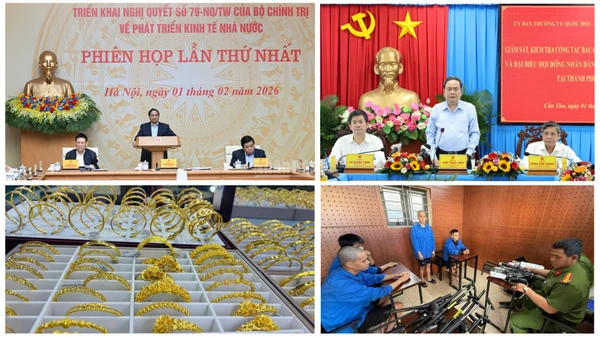 Tin nổi bật ngày 1/2: Tích cực triển khai Nghị quyết 79-NQ/TW; Chủ tịch Quốc hội Trần Thanh Mẫn kiểm tra công tác bầu cử tại Cần Thơ; Phá đường dây ma túy núp bóng thuốc lá điện tử nhắm vào học sinh, sinh viên