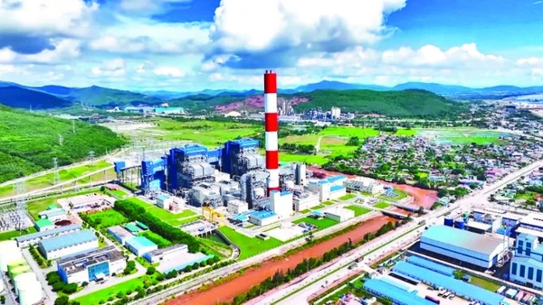 Một góc Trung tâm nhiệt điện Nghi Sơn ở phía nam tỉnh Thanh Hóa.