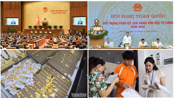 Tin nổi bật ngày 24/4: Bế mạc Kỳ họp thứ nhất, Quốc hội khóa XVI; Giá vàng liên tiếp “lao dốc”; Bắt đầu đăng ký thi tốt nghiệp trung học phổ thông 