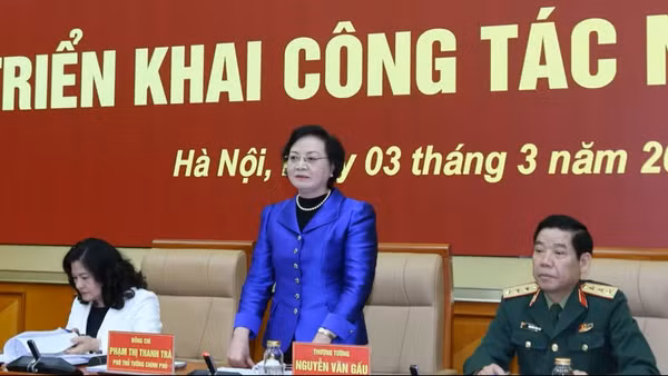 Phó Thủ tướng Chính phủ Phạm Thị Thanh Trà, Trưởng Ban Chỉ đạo quốc gia về tìm kiếm, quy tập và xác định danh tính hài cốt liệt sĩ chủ trì hội nghị triển khai công tác năm 2026 của Ban Chỉ đạo.