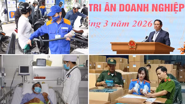 Tin nổi bật ngày 27/3: Thủ tướng Phạm Minh Chính chủ trì Hội nghị doanh nghiệp góp phần tăng trưởng hai con số; Giá xăng dầu giảm mạnh từ 0 giờ ngày 27/3
