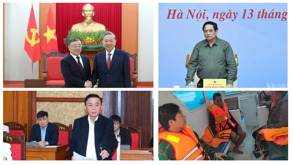 Tin nổi bật ngày 13/11: Tăng cường hợp tác lý luận giữa hai nước Việt-Trung; Ban hành quy chế kiểm tra việc thực hiện nhiệm vụ tại các cơ quan đảng; Cứu 3 ngư dân bị chìm trên biển