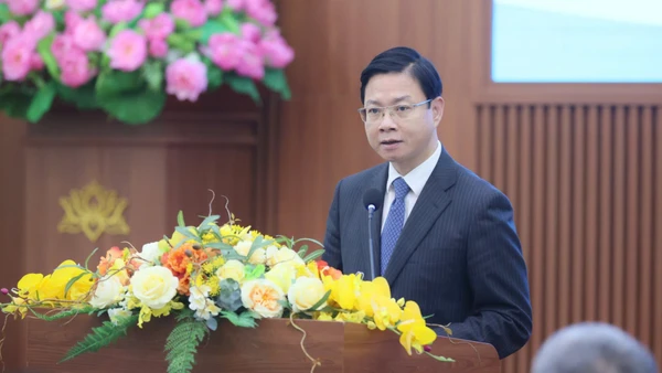 Thứ trưởng Ngoại giao Ngô Lê Văn. (Ảnh: AN ĐĂNG)