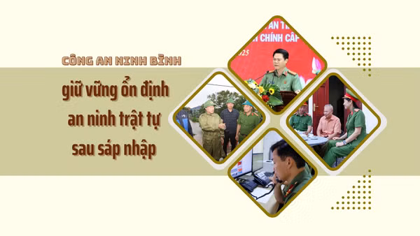 Công an Ninh Bình giữ vững ổn định an ninh trật tự sau sáp nhập 