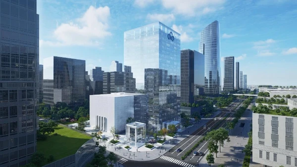 Phối cảnh dự án Tổ hợp không gian sáng tạo CMC - CCS Hà Nội.