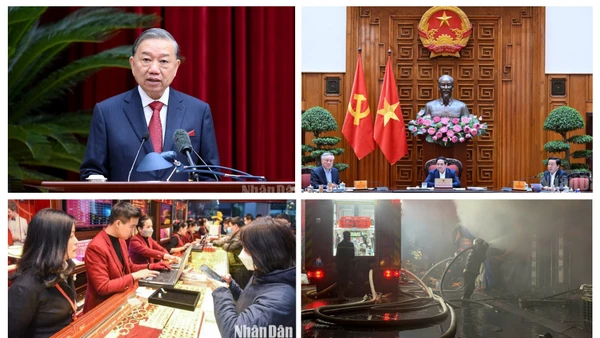 Tin nổi bật ngày 23/12: Bế mạc Hội nghị lần thứ 15 Ban Chấp hành Trung ương Đảng khóa XIII; Giá vàng trong nước đạt đỉnh cao mới; Cháy lớn tại chợ Xanh (Hà Nội)