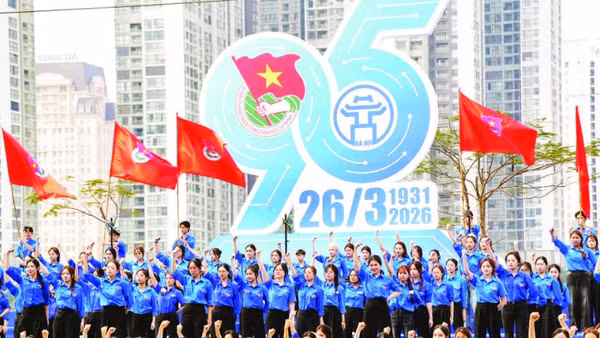 Đoàn viên, thanh niên Thủ đô sôi nổi thi đua lập thành tích trong Tháng Thanh niên năm 2026, chào mừng 95 năm Ngày thành lập Đoàn Thanh niên Cộng sản Hồ Chí Minh.