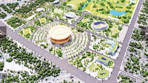 Phối cảnh dự án Khu đô thị thể thao Olympic.