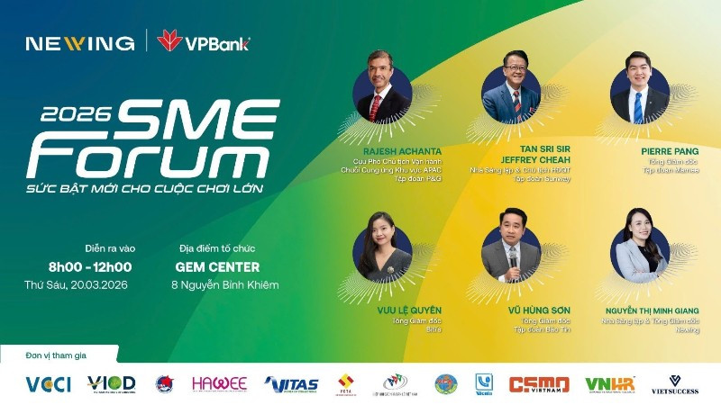 SME Forum 2026: VPBankSME mở diễn đàn tri thức giúp doanh nghiệp sản xuất, FMCG tìm lực bật cho giai đoạn tăng trưởng mới