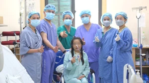 Bệnh nhân đang hồi phục sức khỏe sau khi được ghép tim-phổi.
