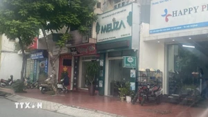 Nơi xảy ra sự cố - Thẩm mỹ trị liệu, Trung tâm đào tạo thẩm mỹ công nghệ cao MELIZA ở 484, Nguyễn Văn Linh, phường Lê Thanh Nghị, thành phố Hải Phòng. (Ảnh: TTXVN)