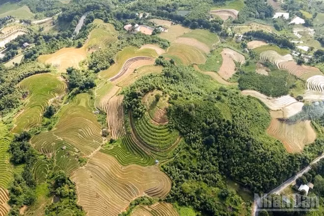 Những thửa ruộng bậc thang kỳ vĩ là điểm đến hấp dẫn cho du khách khi tới Cốc San.