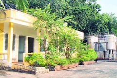 Trạm cấp nước Định Thành trên địa bàn xã Dầu Tiếng, Thành phố Hồ Chí Minh.