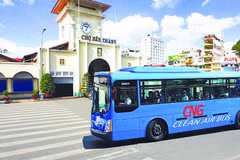Xe buýt chạy bằng khí CNG.