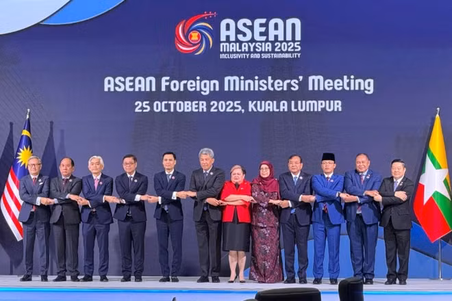 Các đại biểu tại Hội nghị Bộ trưởng Ngoại giao ASEAN. (Ảnh minh họa: TTXVN)