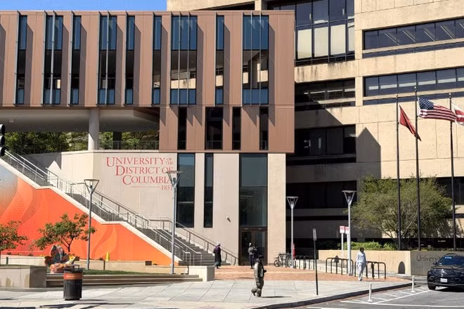 Đại học Đặc khu Columbia (University of the District of Columbia-UDC) là trường đại học công lập duy nhất tại thủ đô Washington, đồng thời là một viện đại học phục vụ cộng đồng. (Ảnh: TTXVN)