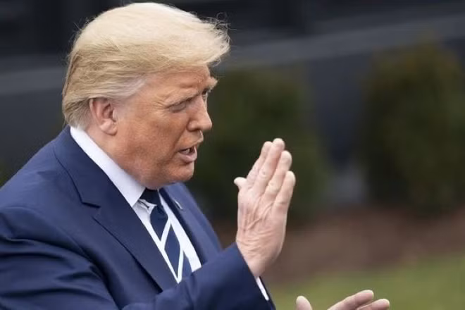 Tổng thống Mỹ Donald Trump. (Ảnh: TÂN HOA XÃ)