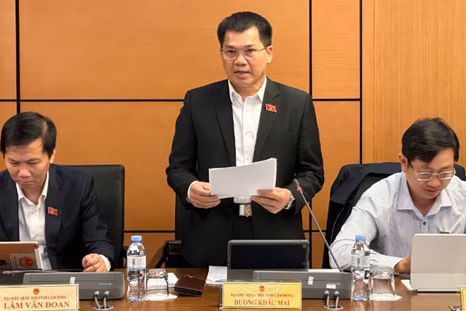 Phó Trưởng Đoàn đại biểu Quốc hội chuyên trách tỉnh Lâm Đồng Dương Khắc Mai. (Ảnh: QH)