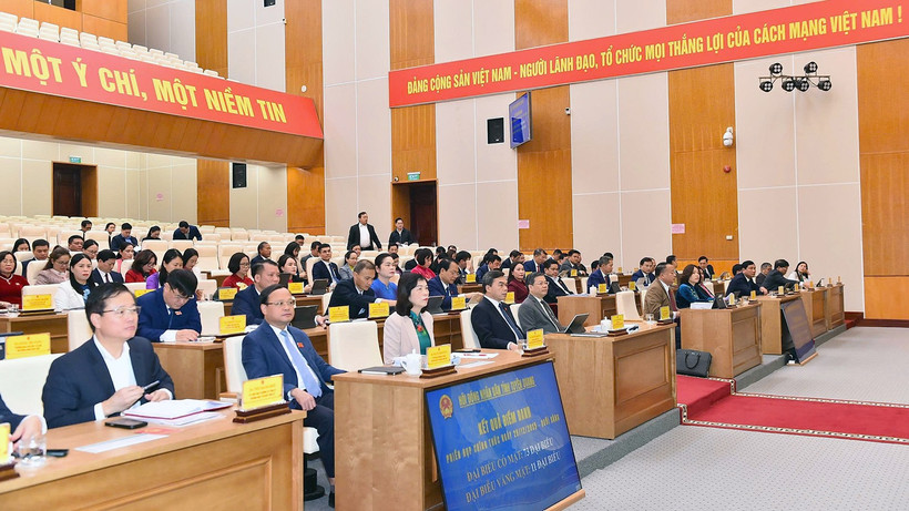 Đại biểu dự kỳ họp.