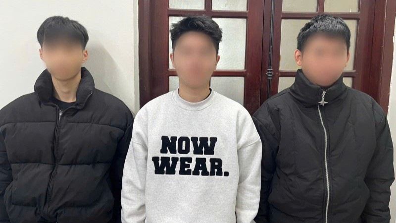 Các đối tượng tại Cơ quan Cảnh sát điều tra, Công an tỉnh Tuyên Quang.