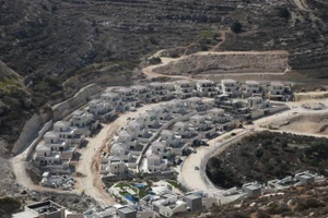 Quang cảnh khu định cư của Israel ở Givat Zeev, Khu Bờ Tây. (Ảnh: THX/TTXVN) 