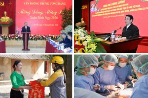 Tin nổi bật ngày 23/2: Tổng Bí thư Tô Lâm chúc Tết Văn phòng Trung ương Đảng; Chủ tịch nước Lương Cường thăm, chúc Tết Đảng bộ, chính quyền, nhân dân tỉnh Lào Cai; Trao tặng Viện Hàn lâm Khoa học và Công nghệ Việt Nam Huân chương Lao động hạng Nhất