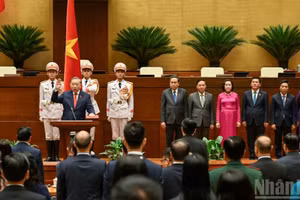 Tổng Bí thư Tô Lâm tuyên thệ nhậm chức Chủ tịch nước Cộng hòa xã hội chủ nghĩa Việt Nam nhiệm kỳ 2026-2031. 