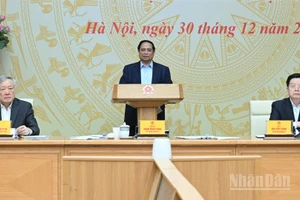 Thủ tướng Phạm Minh Chính phát biểu chỉ đạo hội nghị.