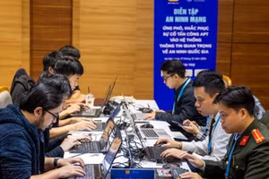 Diễn tập an ninh mạng ứng phó, khắc phục sự cố tấn công vào hệ thống thông tin quan trọng về an ninh quốc gia. (Ảnh: NCA)