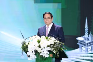 Thủ tướng Phạm Minh Chính phát biểu ý kiến chỉ đạo hội nghị. (Ảnh: Trần Hải)