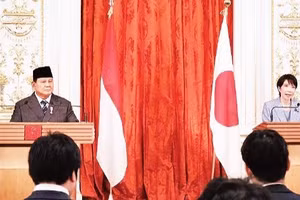 Hai nhà lãnh đạo Indonesia và Nhật Bản thông báo kết quả hội đàm.