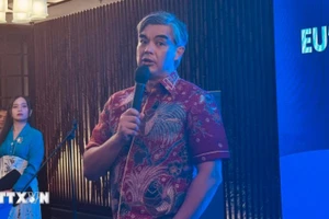 Đại sứ EU tại ASEAN Sujiro Seam. (Ảnh: Đỗ Quyên/TTXVN)