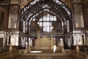 Ảnh chụp ngày 3/3/2026 cho thấy tình trạng hư hại của Cung điện Golestan tại Tehran, Iran. (Ảnh: THX)