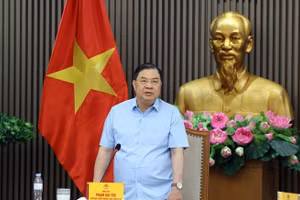 Phó Thủ tướng Thường trực Phạm Gia Túc cho rằng cần hình thành chuỗi hạ tầng công nghiệp đồng bộ từ khai thác, chế biến đến sử dụng đất hiếm (Ảnh: VGP/Phương Nguyên)