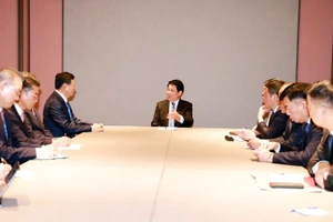 Chủ tịch nước Lương Cường tiếp Chủ tịch Tập đoàn Lotte.